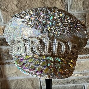 Dazzling Bride Sequin Cap